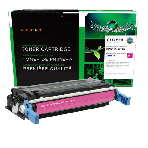 Clover Technologies Group, LLC Remanufactured Magenta Toner Cartridge (Alternative for HP C9723A 641A) (8000 Yield)