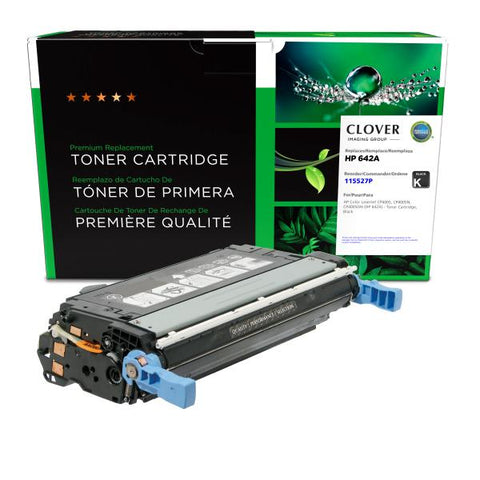 Clover Technologies Group, LLC Remanufactured Black Toner Cartridge for HP CB400A (HP 642A)
