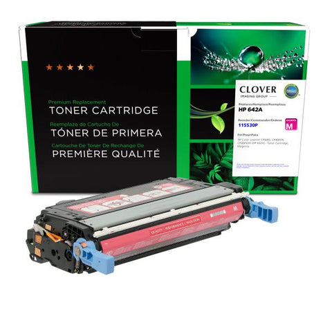 Clover Technologies Group, LLC Remanufactured Magenta Toner Cartridge for HP CB403A (HP 642A)