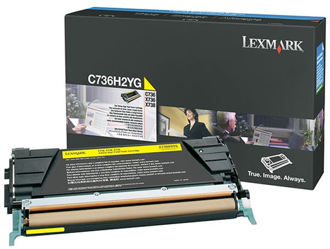 Lexmark High Yield Yellow Toner Cartridge (10000 Yield)