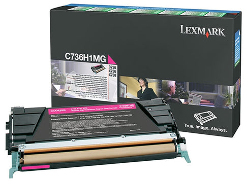 Lexmark High Yield Magenta Return Program Toner Cartridge (10000 Yield)