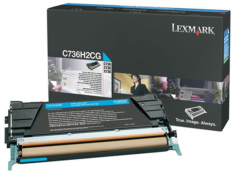 Lexmark High Yield Cyan Toner Cartridge (10000 Yield)