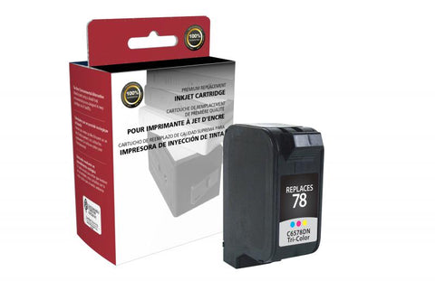 Clover Technologies Group, LLC Remanufactured Tri-Color Ink Cartridge for HP C6578DN (HP 78)