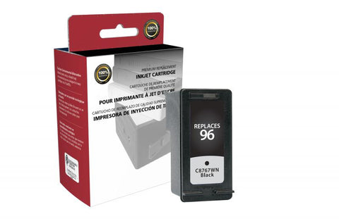 Clover Technologies Group, LLC Remanufactured Black Ink Cartridge (Alternative for HP C8767WN 96) (860 Yield)