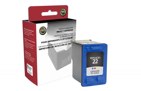 Clover Technologies Group, LLC Remanufactured Tri-Color Ink Cartridge for HP C9352AN (HP 22)