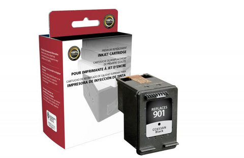 Clover Technologies Group, LLC Remanufactured Black Ink Cartridge for HP CC653AN (HP 901)