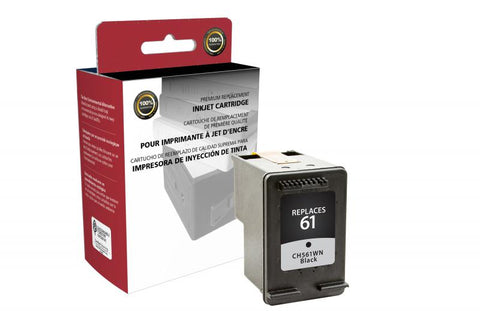 Clover Technologies Group, LLC Remanufactured Black Ink Cartridge for HP CH561WN (HP 61)
