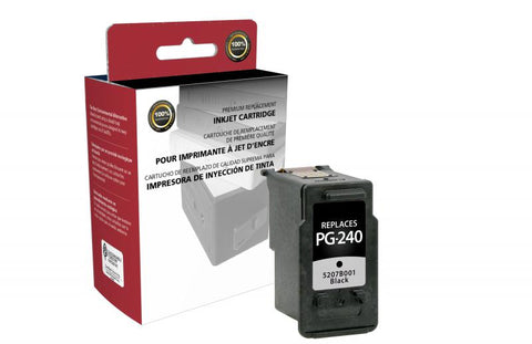 Clover Technologies Group, LLC Remanufactured Black Ink Cartridge for Canon PG-240