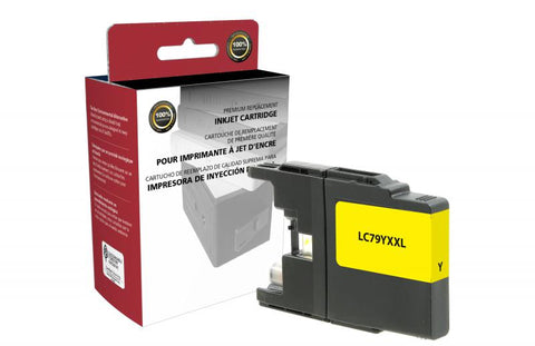 Clover Technologies Group, LLC Remanufactured Extra High Yield Yellow Ink Cartridge (Alternative for Brother LC79Y) (1200 Yield)