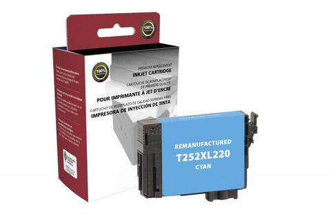 EPC EPC Remanufactured High Yield Cyan Ink Cartridge for Epson T252XL220