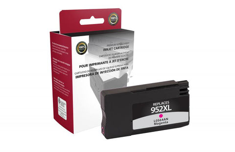 Clover Technologies Group, LLC Remanufactured High Yield Magenta Ink Cartridge for HP L0S64AN (HP 952XL)