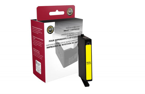 Clover Technologies Group, LLC Remanufactured High Yield Yellow Ink Cartridge for HP T6M10AN (HP 902XL)