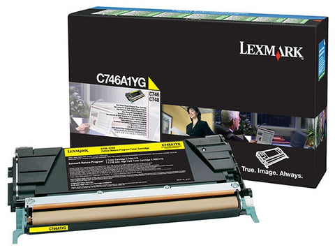 Lexmark Yellow Return Program Toner Cartridge (7000 Yield)