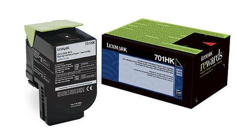 Lexmark (701HK) High Yield Black Return Program Toner Cartridge (4000 Yield)